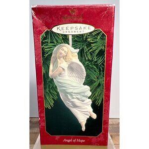 Hallmark Keepsake Ornament Angel Of Hope 2002 Christmas Decoration Collectible F